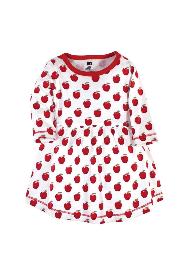 Twin Pack Long-Sleeve Dress Bundle, Alternate, color, Apple