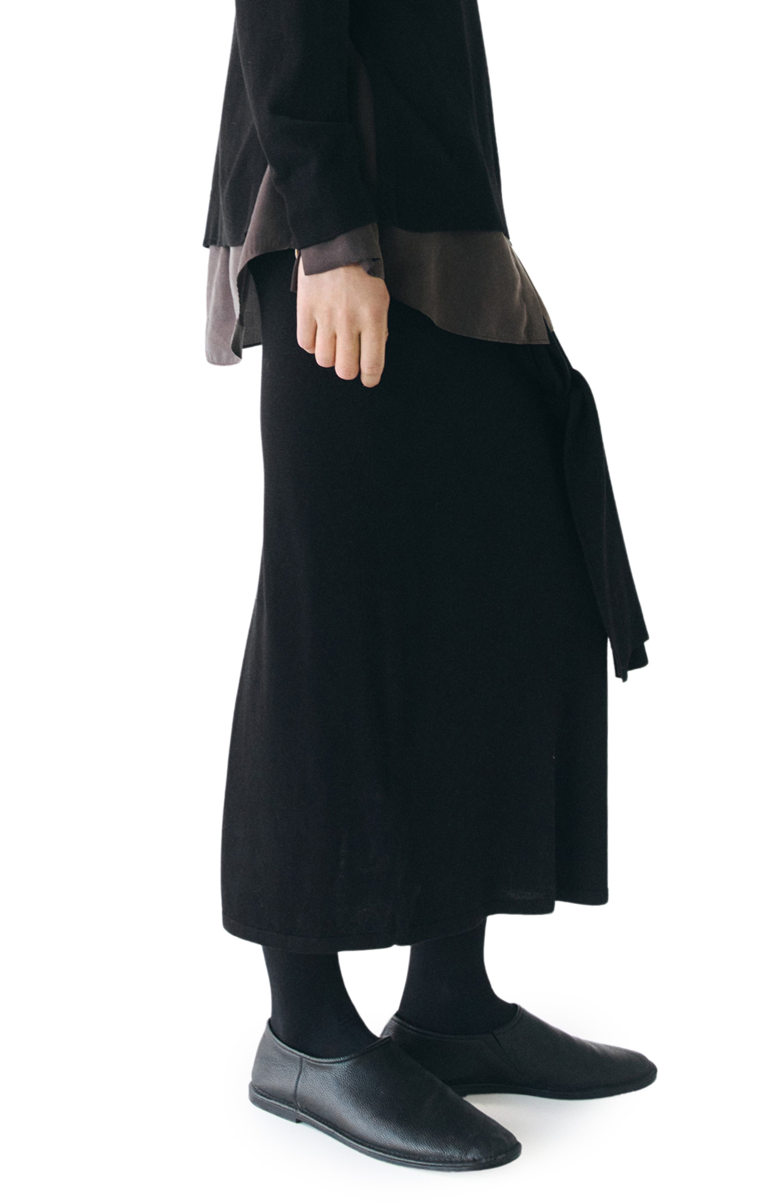 Knotted Knit Midi Skirt - image 2