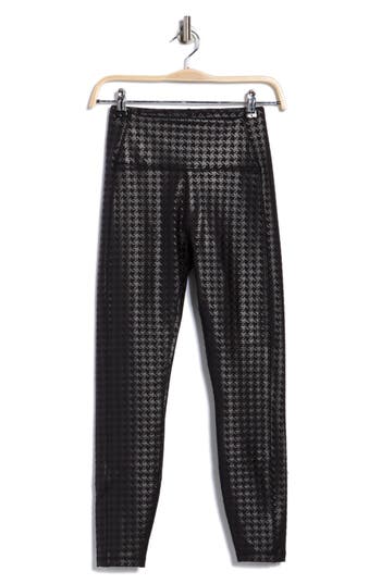 X By Gottex Rib Insert Activewear Leggings In Black