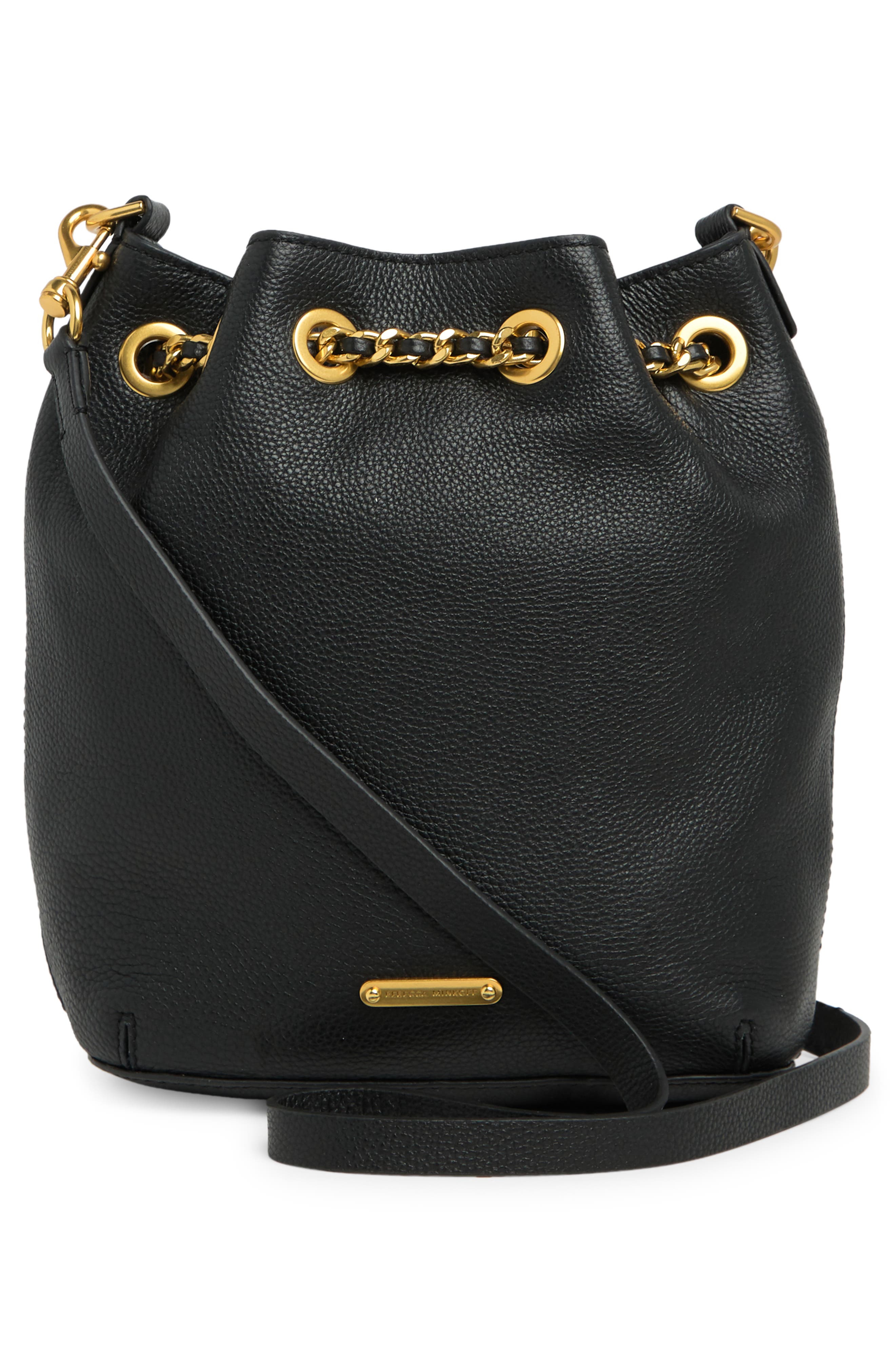 Rebecca Minkoff Chain Bucket Bag, Alternate, color, 