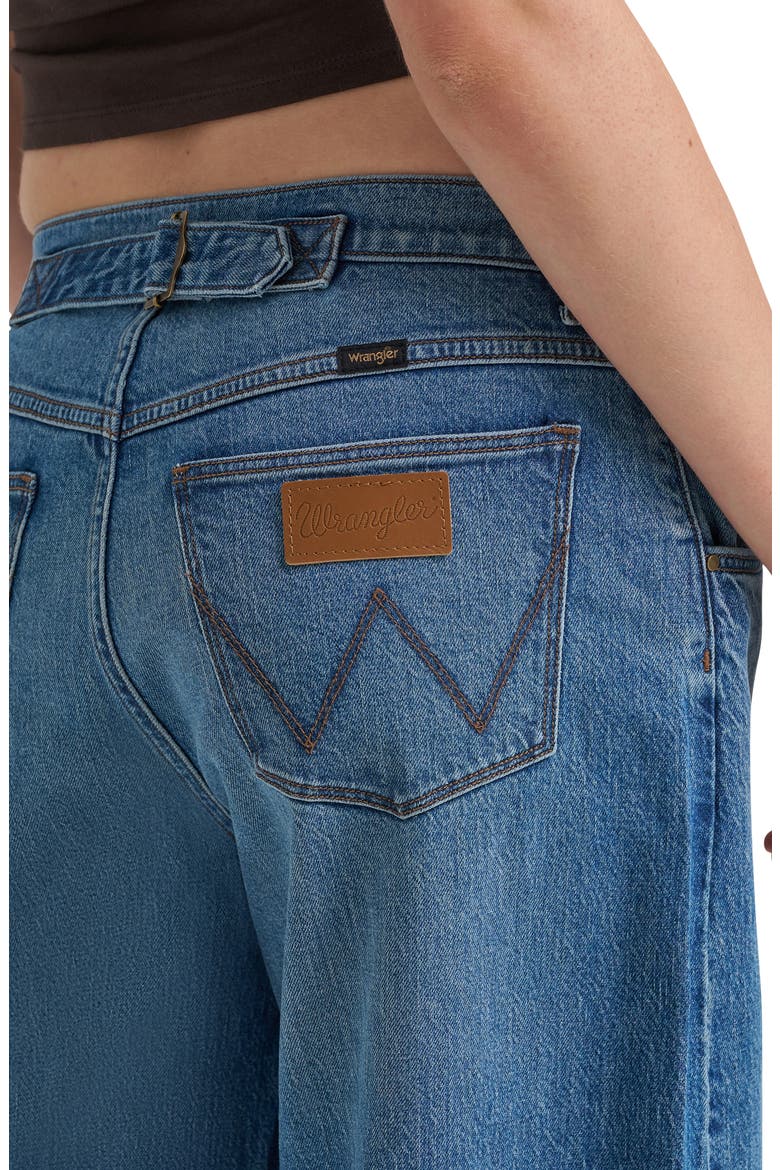 Western High Waist Wide Leg Jeans, Alternate, color, STORMY DUST