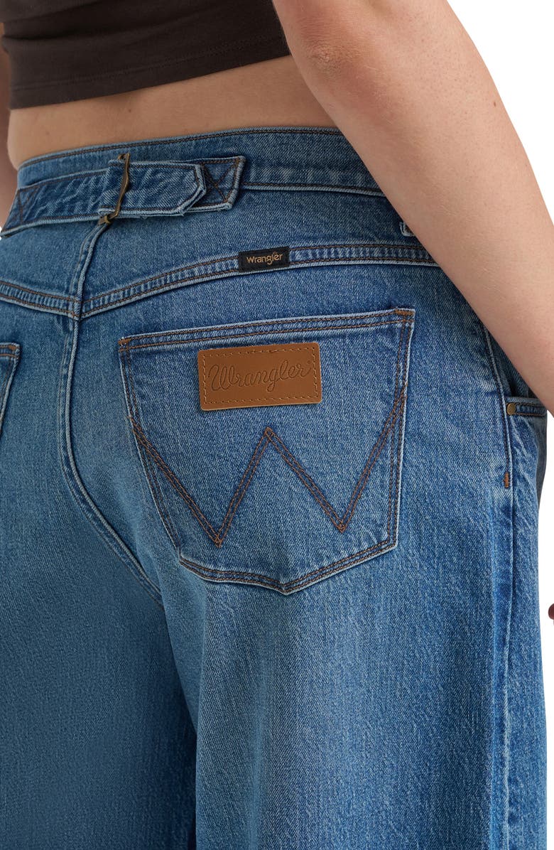 Wrangler Western High Waist Wide Leg Jeans, Alternate, color, 