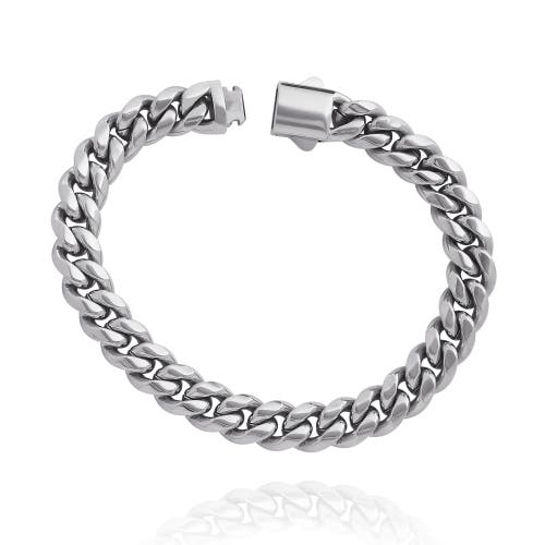 Lucky Brand Silver-tone Woven Chain Bracelet In Silver