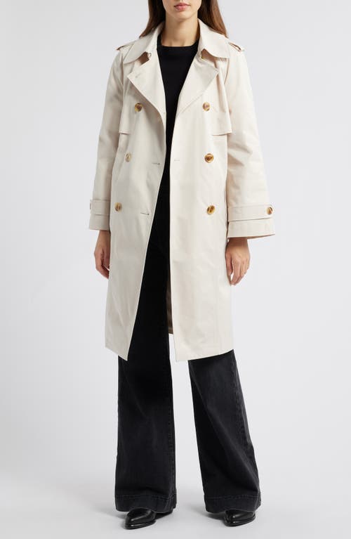 Shop Bcbg Max Azria Water Resistant Double Breasted Belted Trench Coat