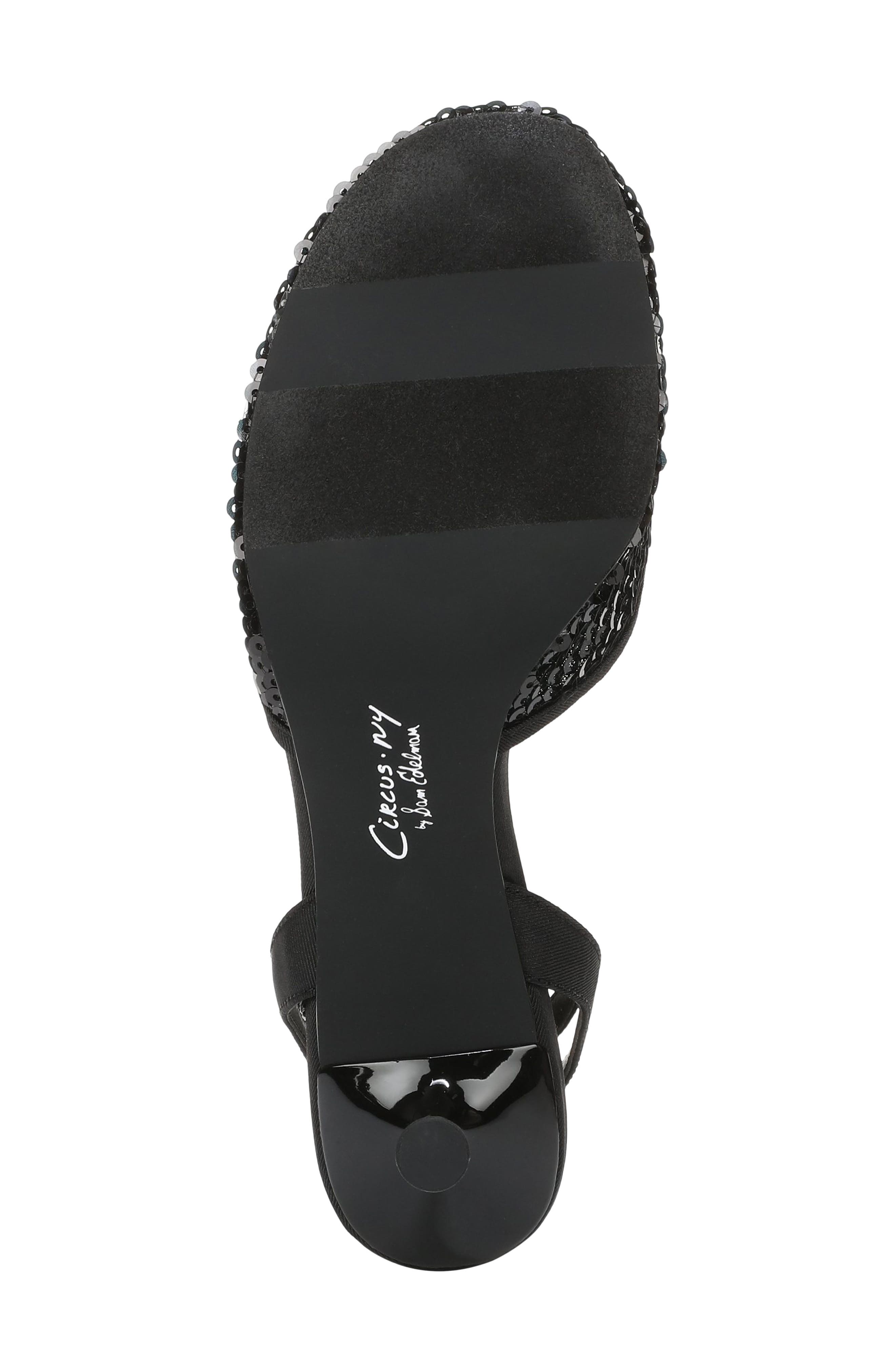 Circus NY by Sam Edelman Rosetta Ankle Strap Pump, Alternate, color, Black