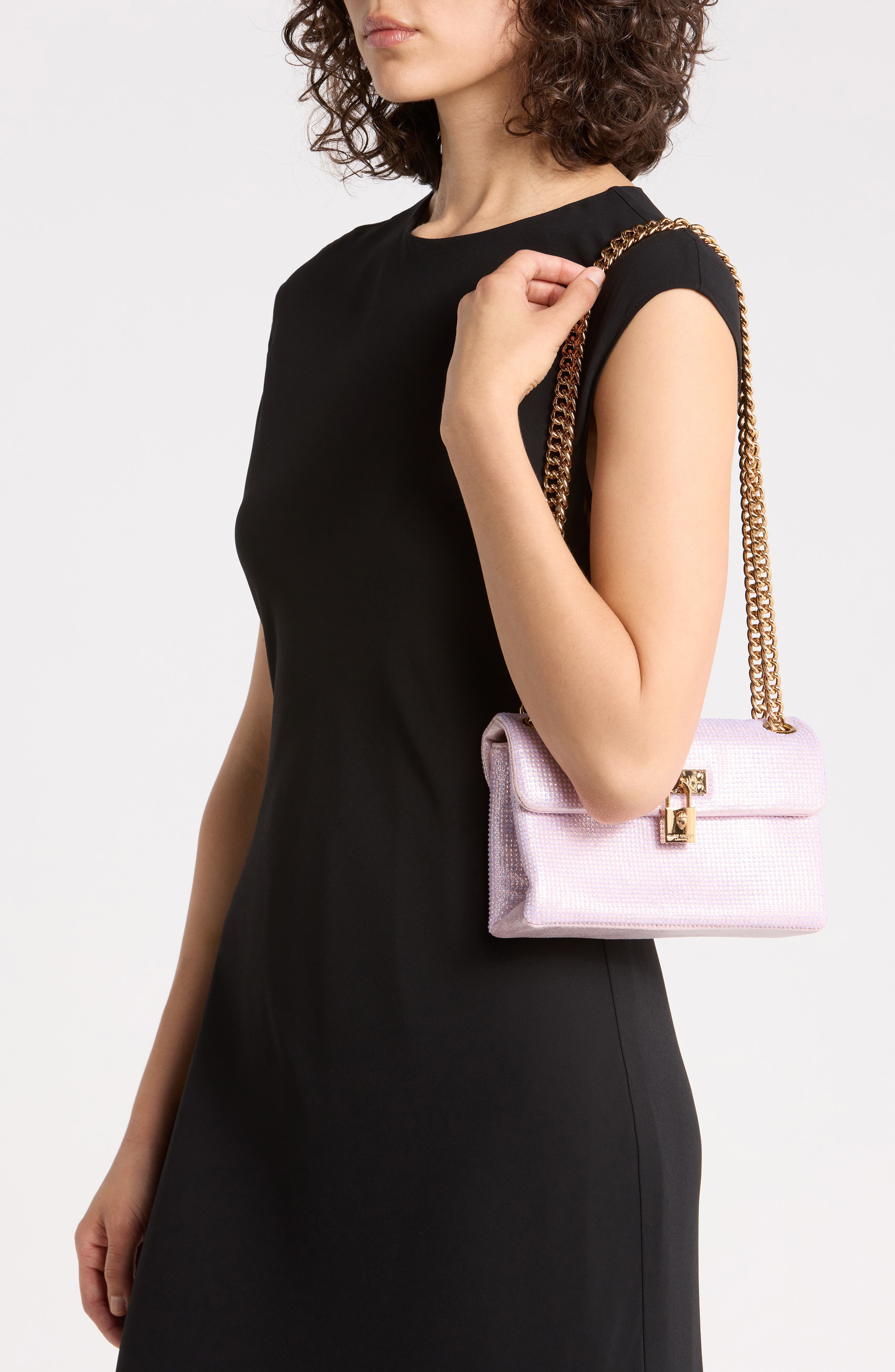 Fabric Mini Brixton Convertible Crossbody Bag, Alternate, color, LIGHT/ PASTEL PURPLE