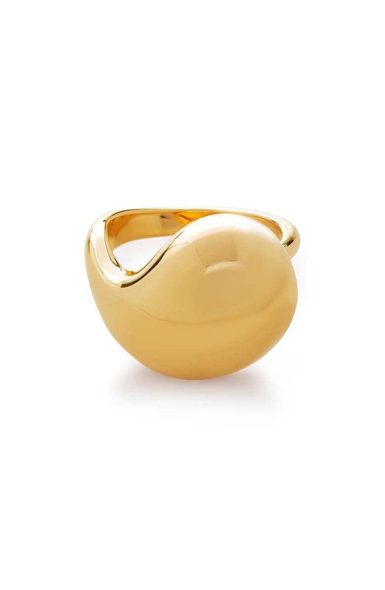 Monica Vinader Nura Wrap Ring, Main, color, 18Ct Gold Vermeil/ Ster Silver