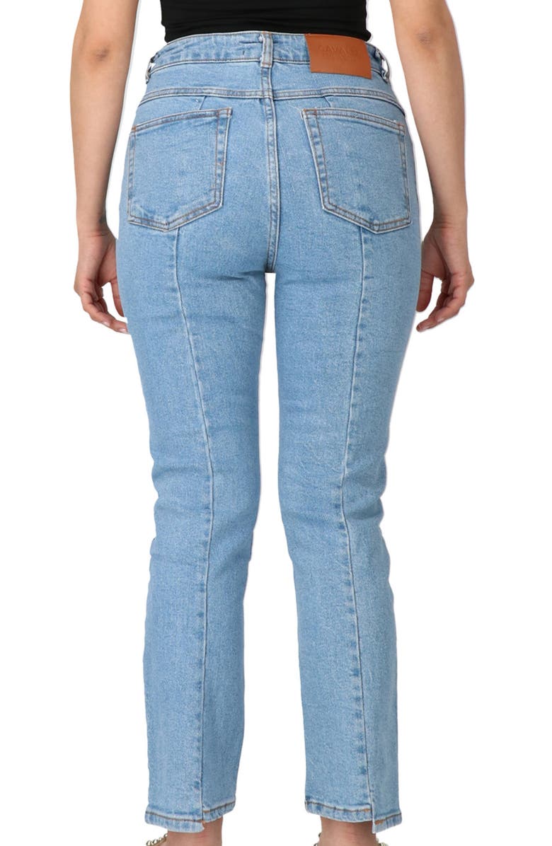 Cavalli Class Seam Split Hem Jeans, Alternate, color, 