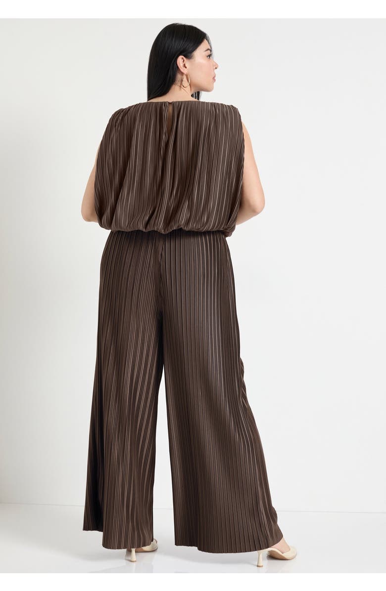 June + Vie Plisse Dolman-Sleeve Cropped Top, Alternate, color, Potting Soil