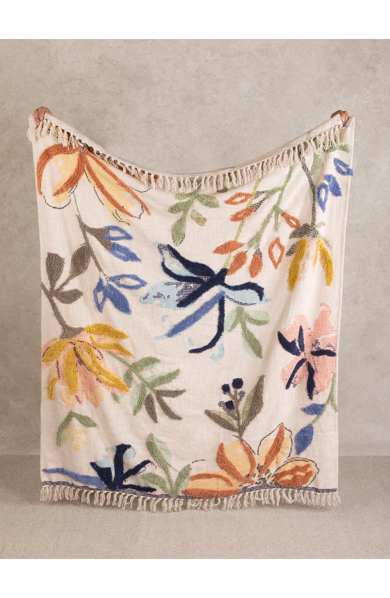 GAURI KOHLI Zurich Throw Blanket, Main, color, Multicolored