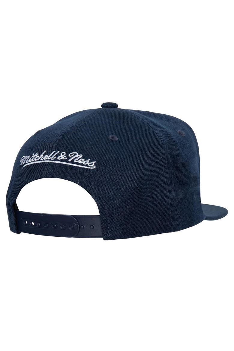 Men's Mitchell & Ness Navy Houston Astros Cooperstown Collection Basic Flip Snapback Hat, Alternate, color, Navy