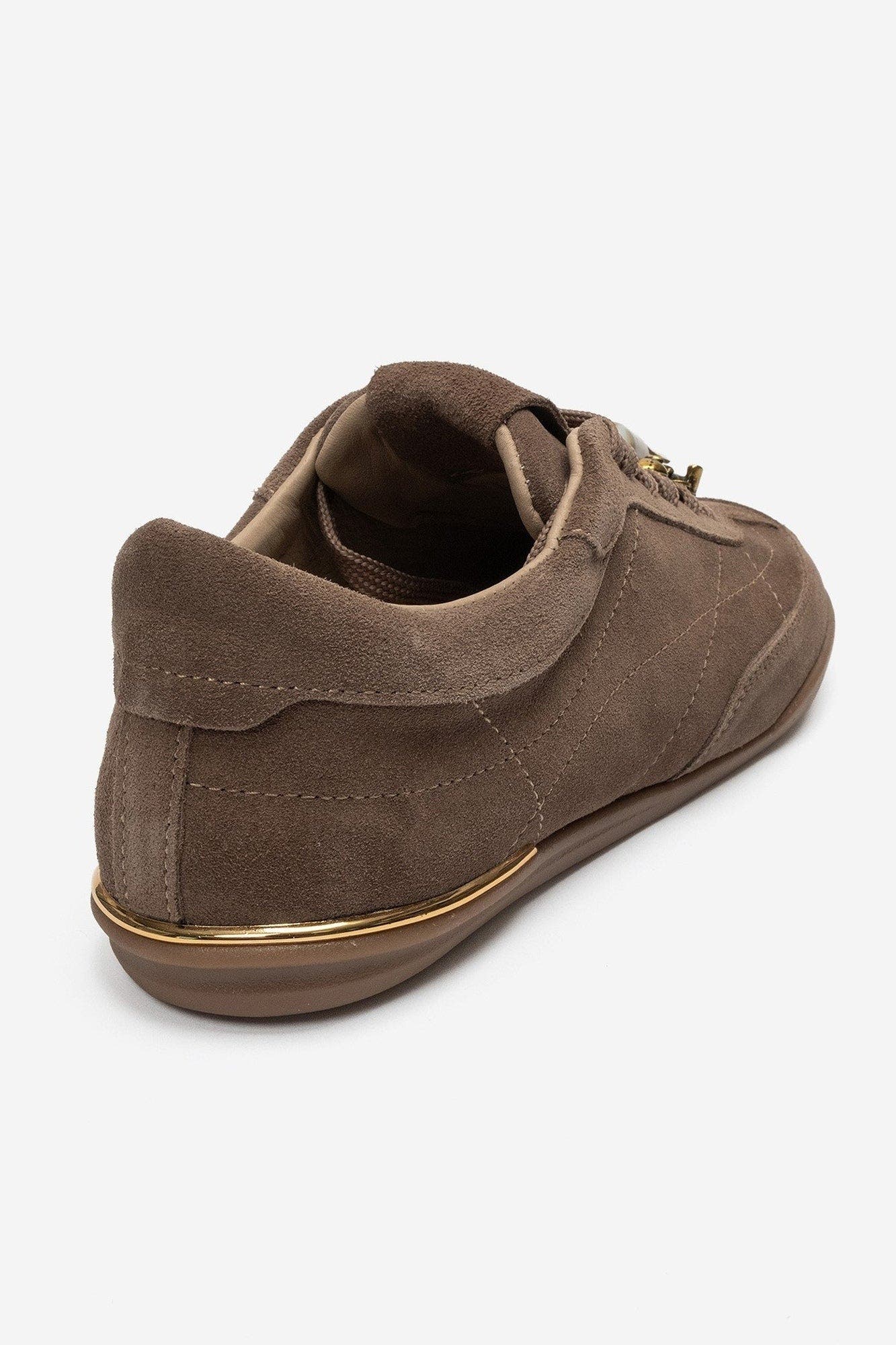 Anderson Leather Tassel Sneaker, Alternate, color, Mink Suede