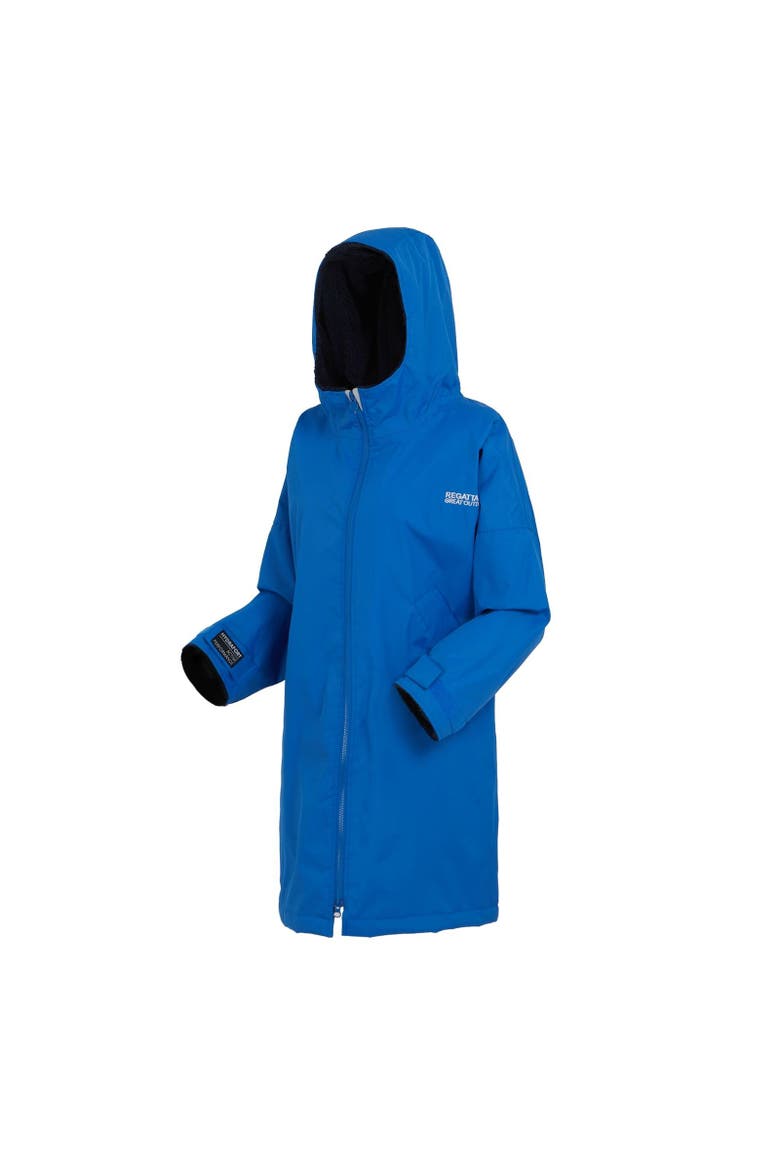 Childrens/Kids Changing Robe, Alternate, color, Oxford Blue and Navy