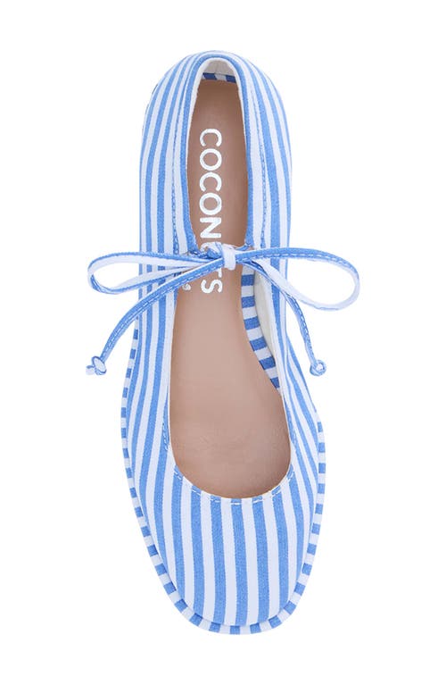 Coconuts By Matisse Gerry Ballet Flat In Blue Stripe