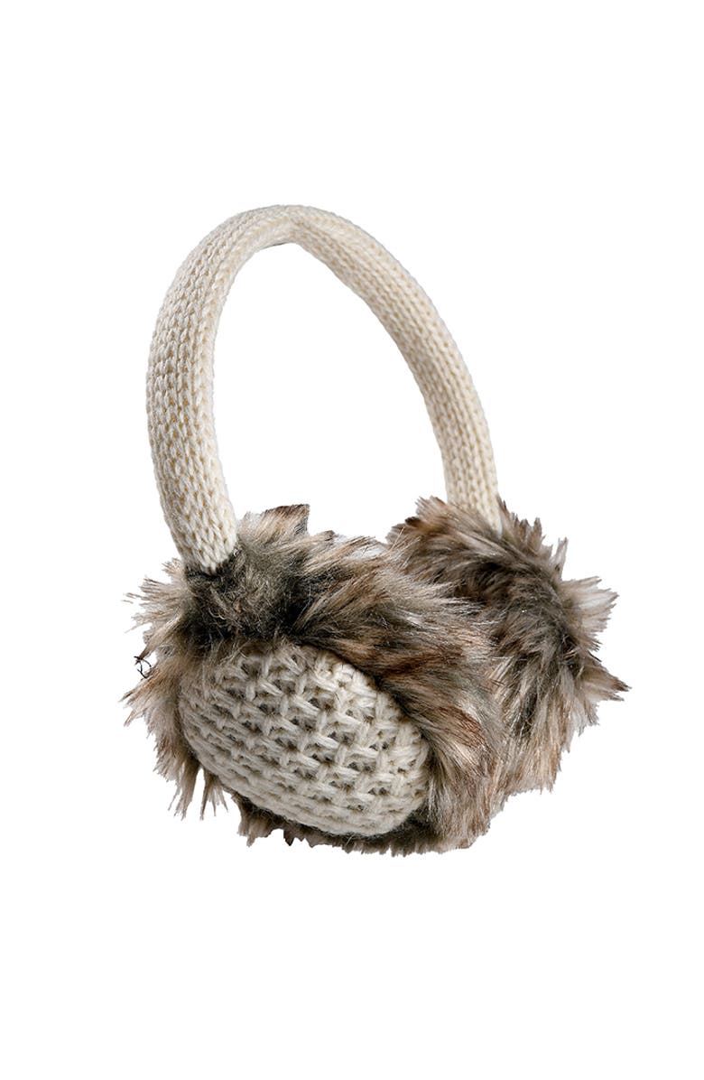 Nirvanna Designs Linda Earmuffs, Main, color, White