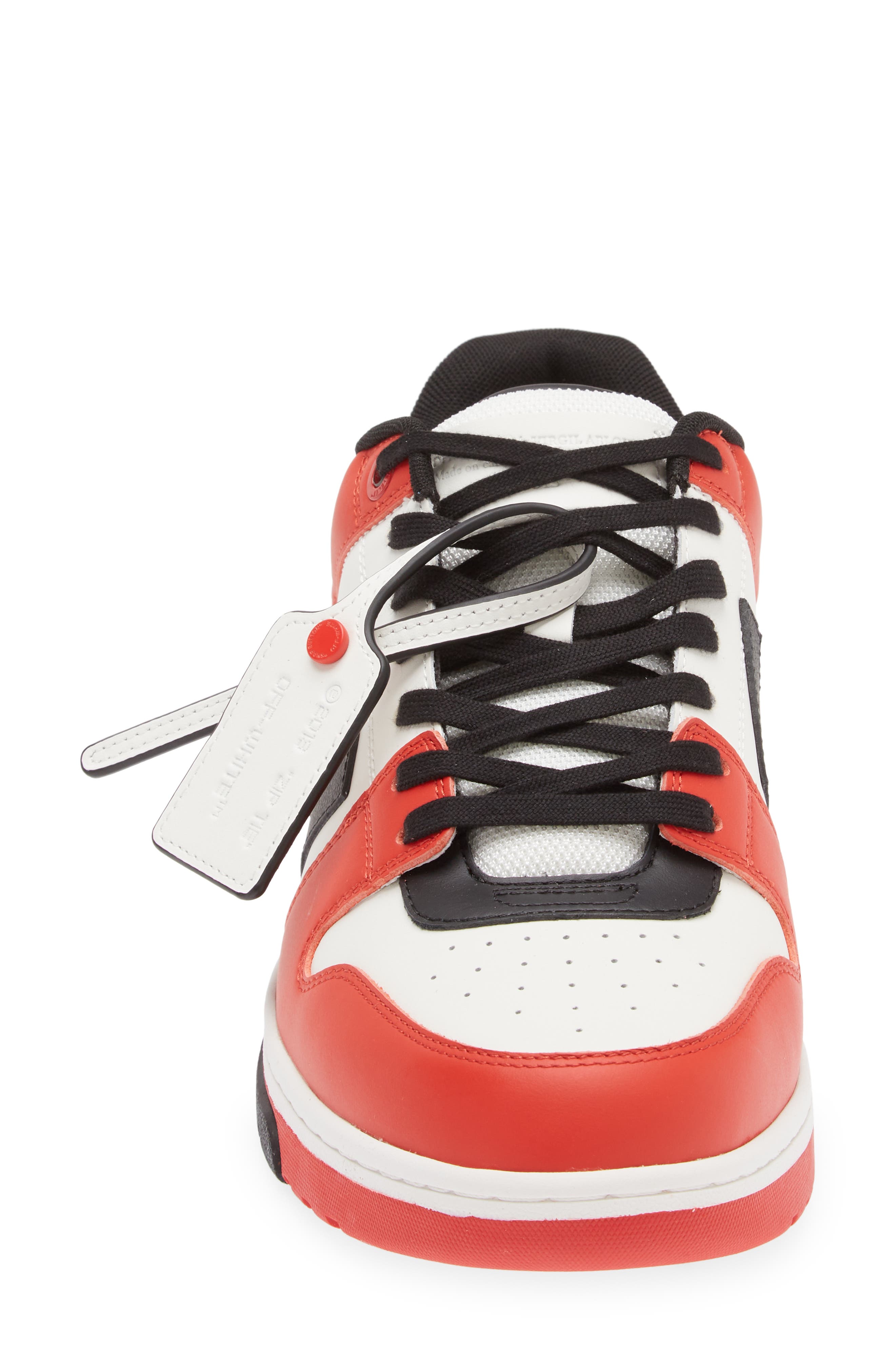 Off-White Out of Office Low Top Sneaker, Alternate, color, Red Black