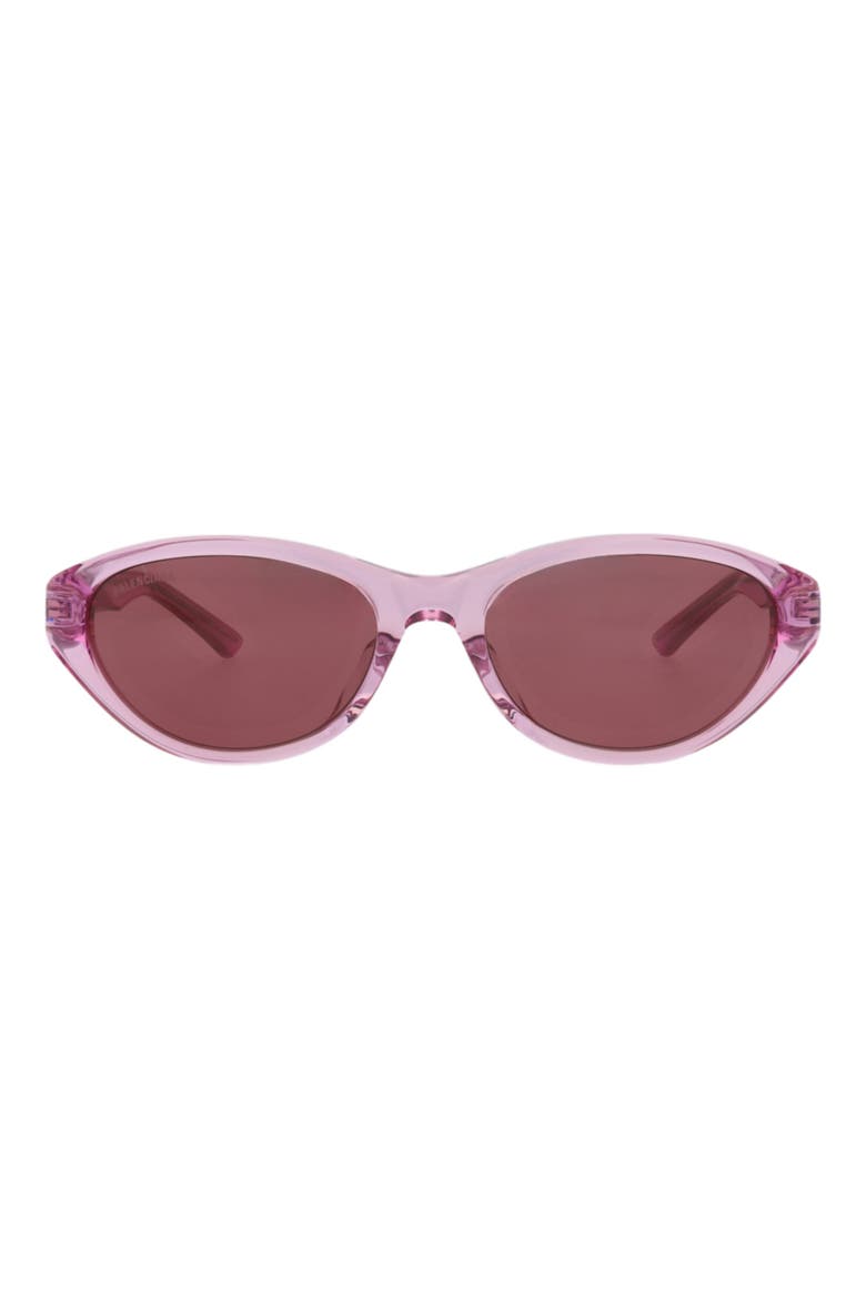 58mm Cat Eye Sunglasses, Main, color, VIOLET VIOLET VIOLET