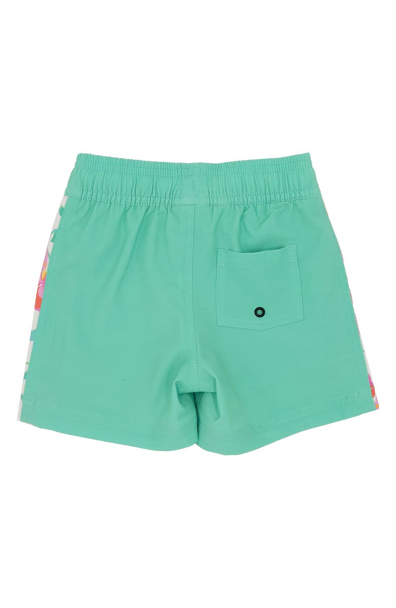 Feather 4 Arrow Bonita Volley Swim Trunks, Alternate, color, 