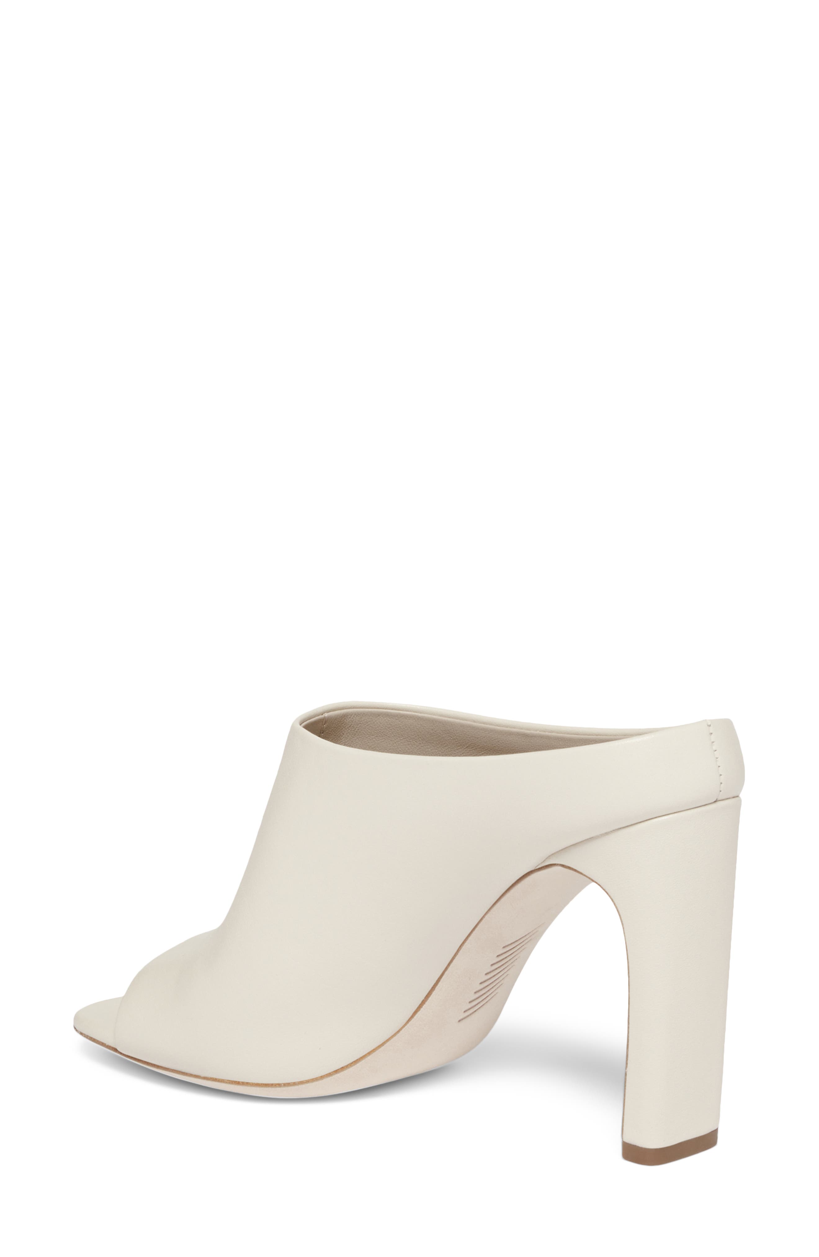PAIGE Tatum Open Toe Mule, Alternate, color, Bone