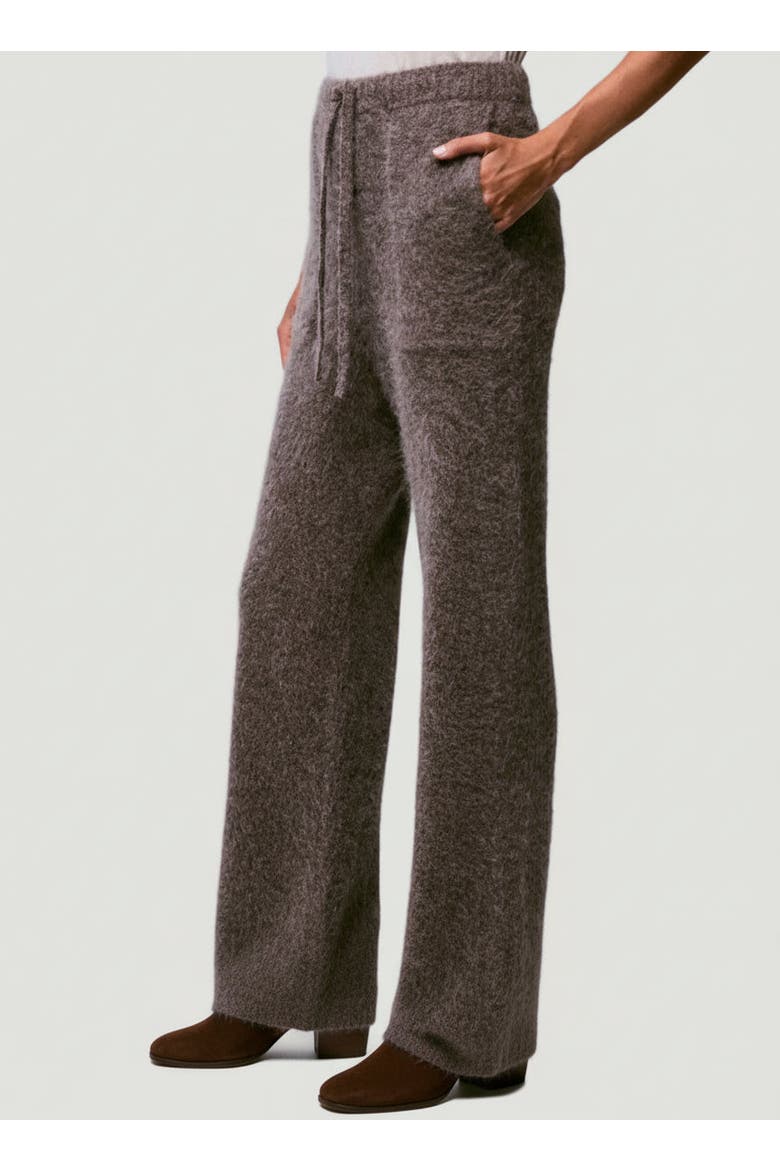Ultra Soft Baby Alpaca Drawstring Pant, Alternate, color, BISON