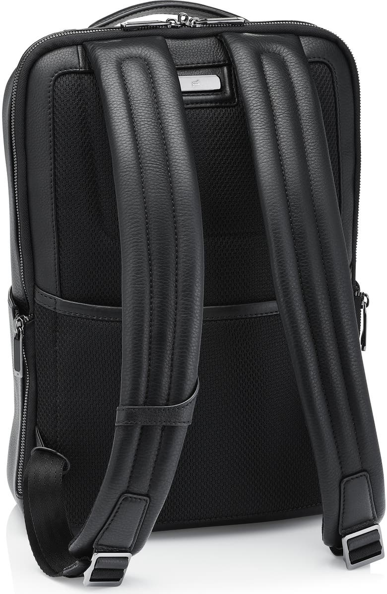 Porsche Design Roadster Water Resistant Leather Backpack, Alternate, color,