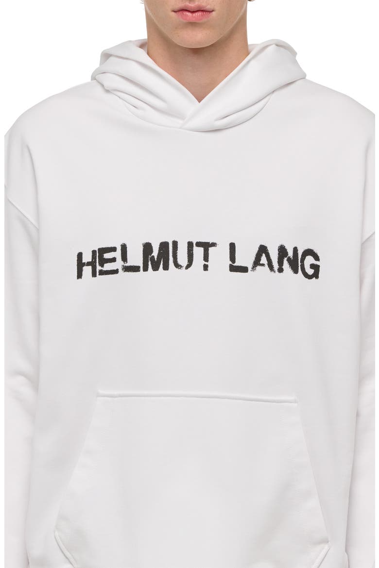 Stencil Logo Graphic Hoodie, Alternate, color, WHITE