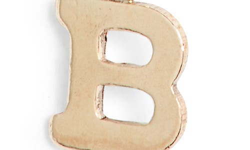 Nashelle Initial Pendant Necklace In Gold Fill - B