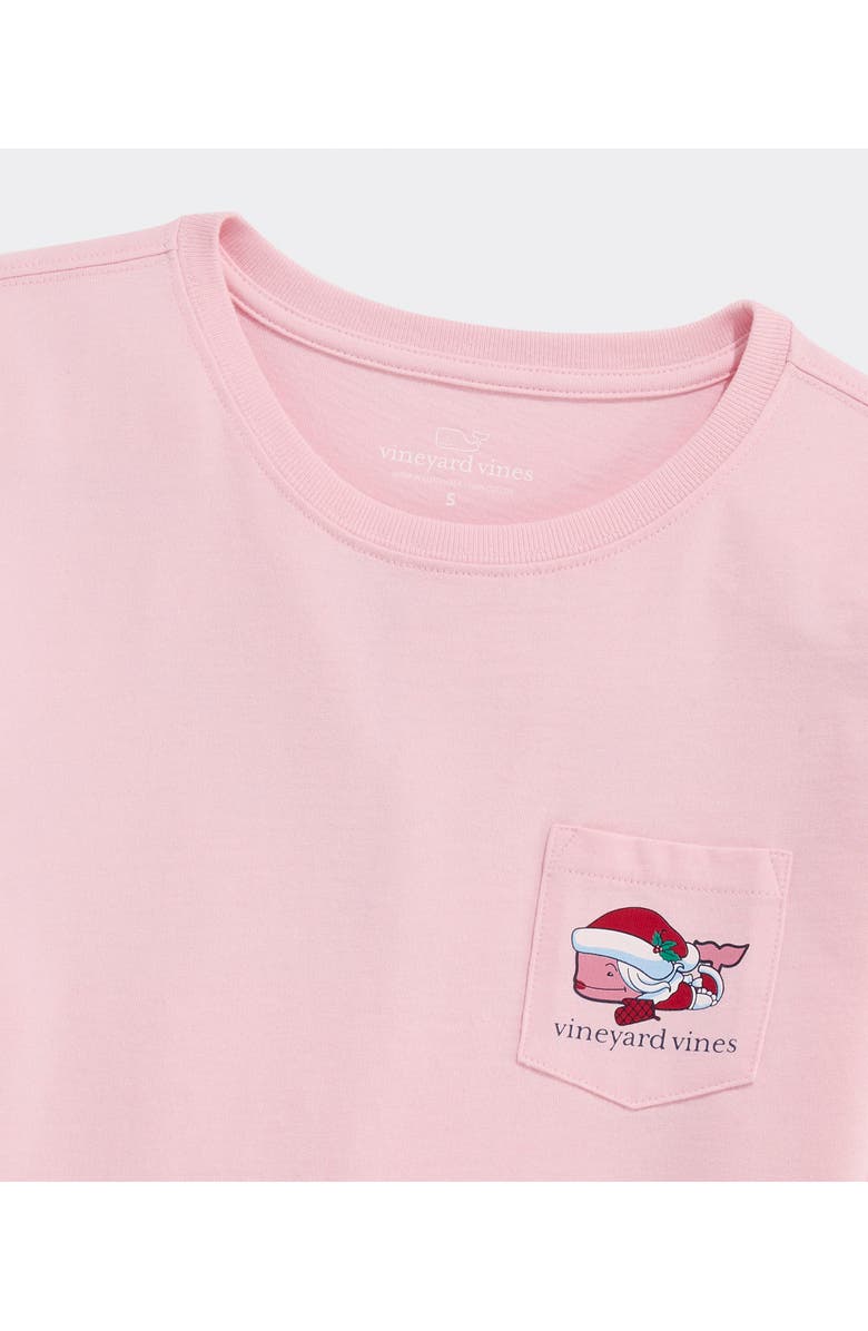 vineyard vines Mrs. Claus Whale Cotton Long Sleeve Graphic T-Shirt, Alternate, color, Flamingo