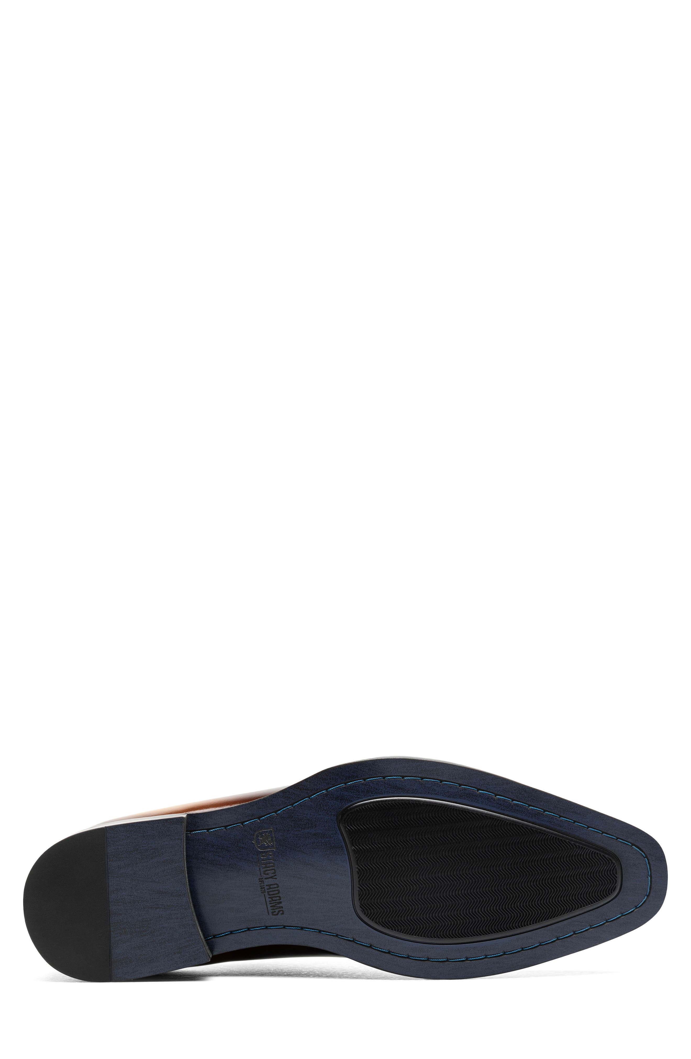 Stacy Adams Shaffer Plain Toe Oxford, Alternate, color, Cognac Multi