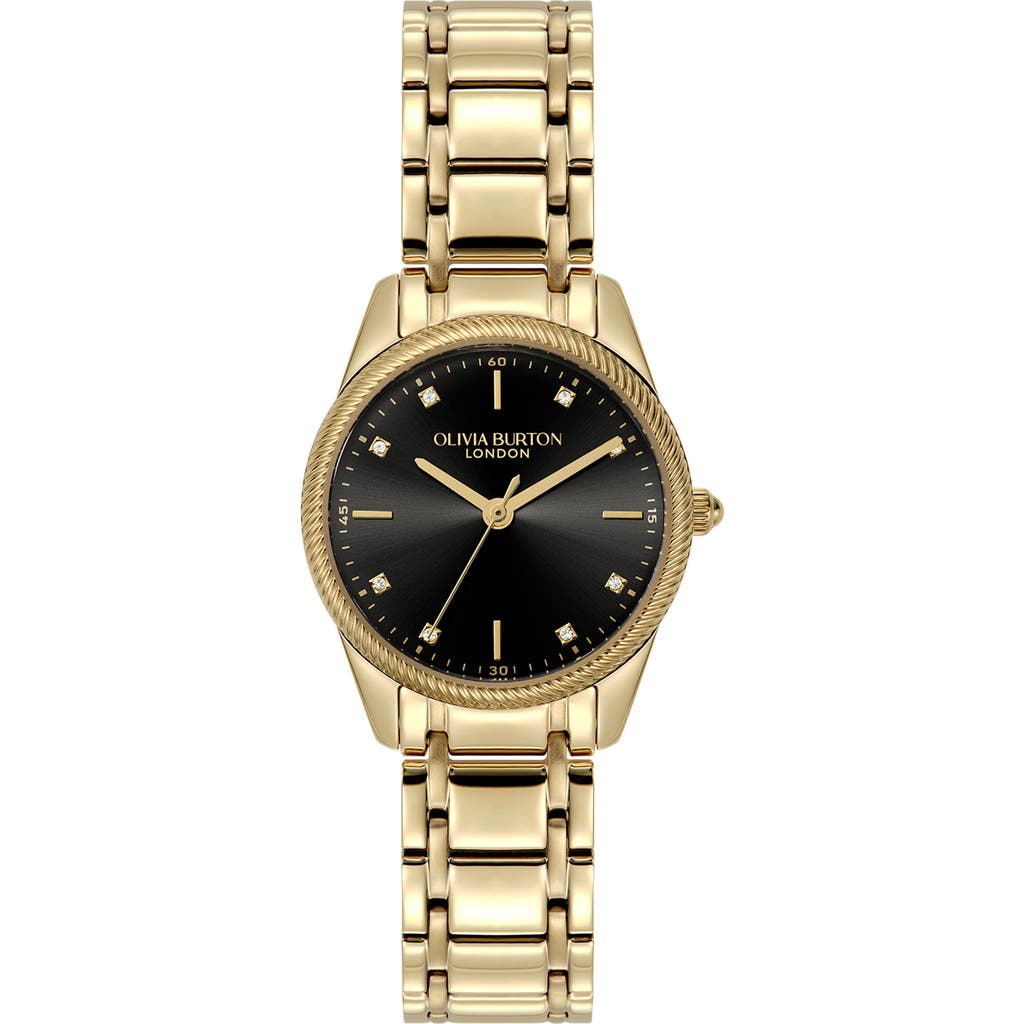Olivia Burton Egerton Bracelet Watch, 28mm in Gold/Black  product
