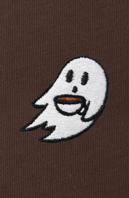 Dalix Spook-a-latte Relaxed Sweatshirt In Brown