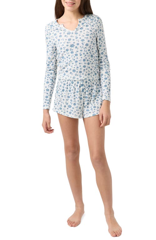 O'neill Kids' Messer Floral Shorts In White