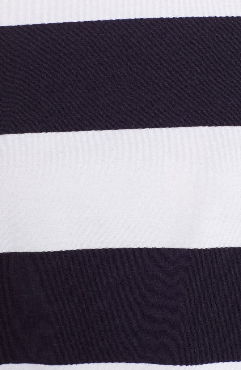 AG Drew Stripe Drop Shoulder Crop Tee, Alternate, color, 