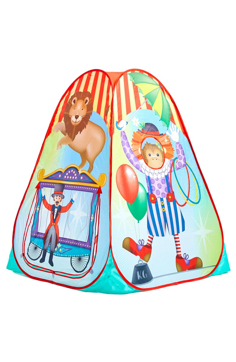 Fun2Give Pop it up Circus Activity Play Tent, Alternate, color, Multicolored