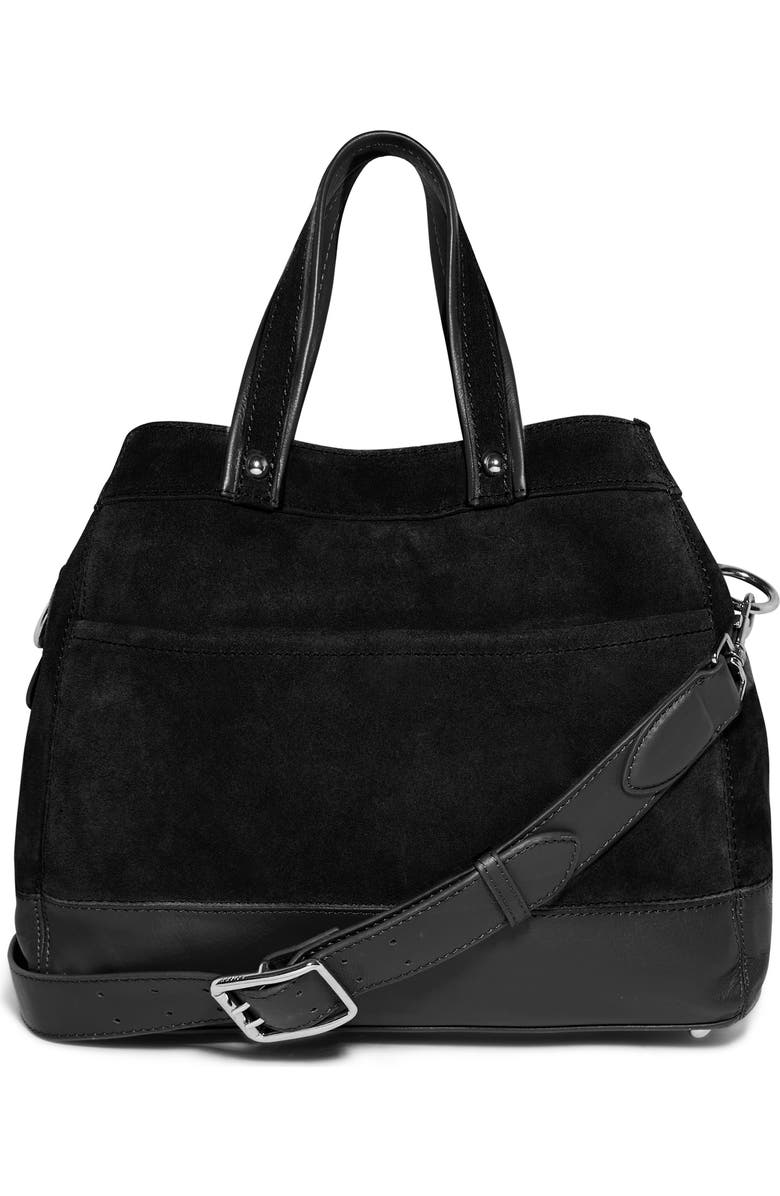 AIMEE Great Escape Convertible Shopper Bag, Alternate, color, Black Suede