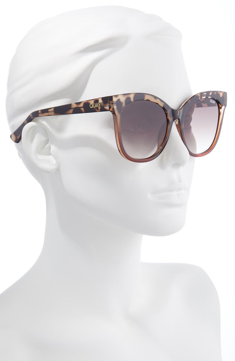 QUAY It's My Way 59mm Cat Eye Sunglasses, Alternate, color, 