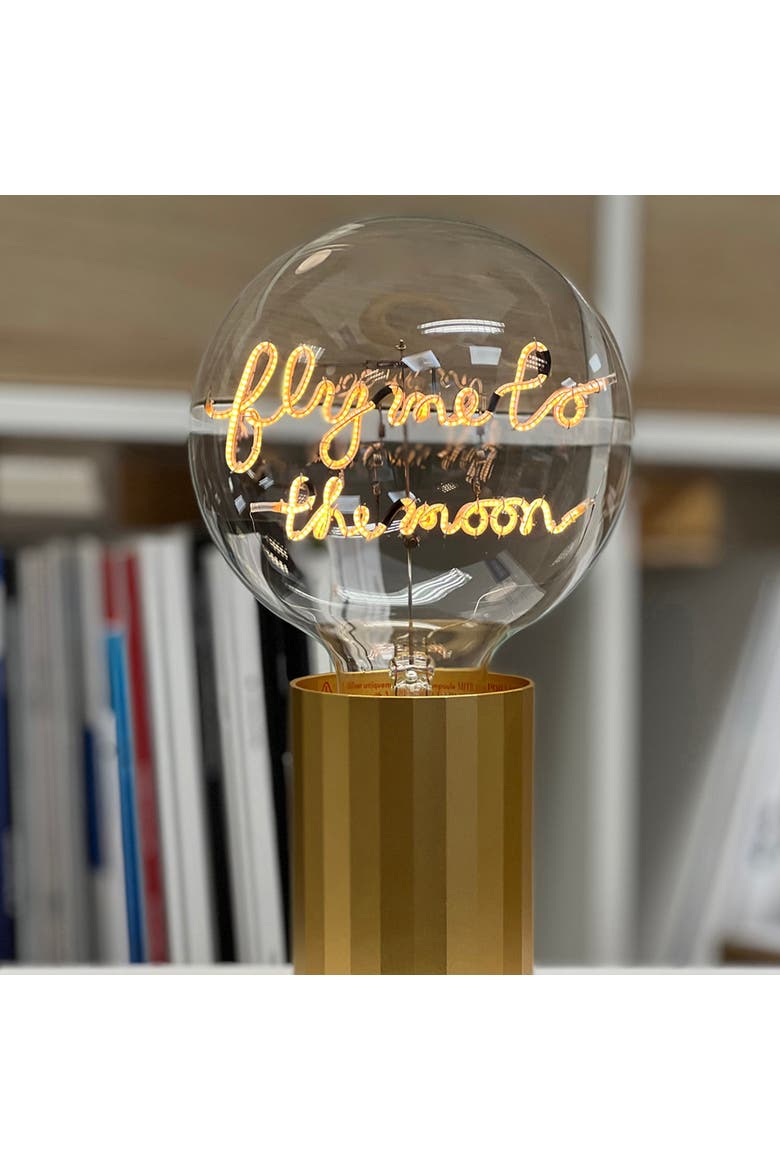 Fly Me To The Moon Portable Table Lamp, Alternate, color, Pink
