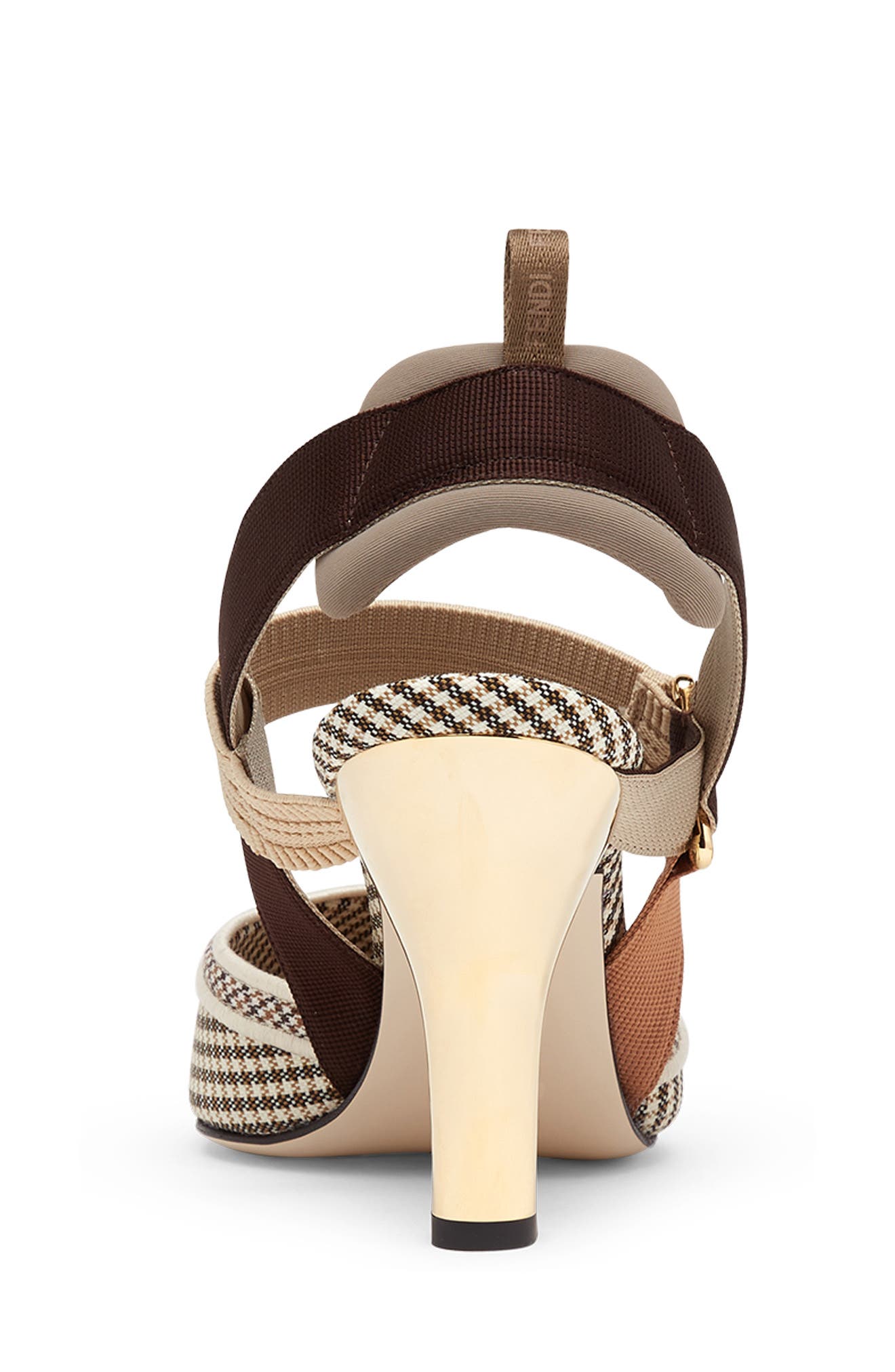 Fendi Colibri Pointed Toe Slingback Pump, Alternate, color, 