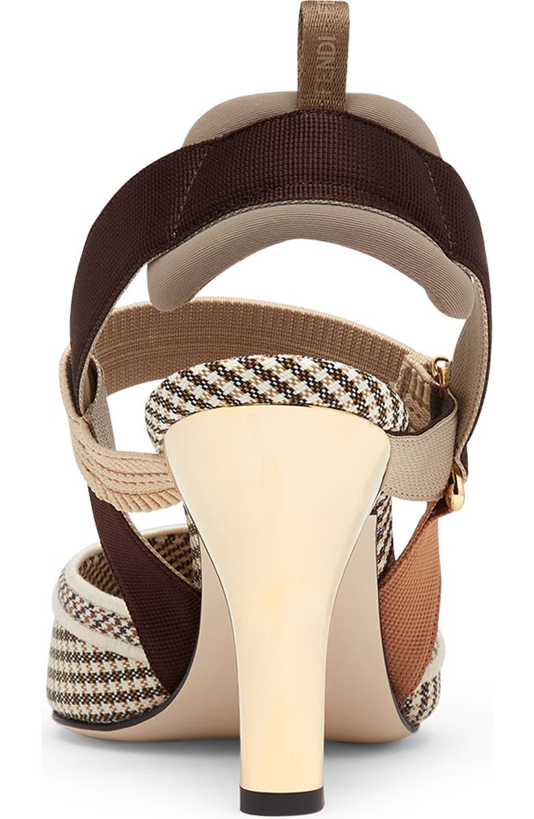 Fendi Colibri Pointed Toe Slingback Pump, Alternate, color,