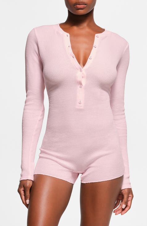 Light pink romper womens outlet