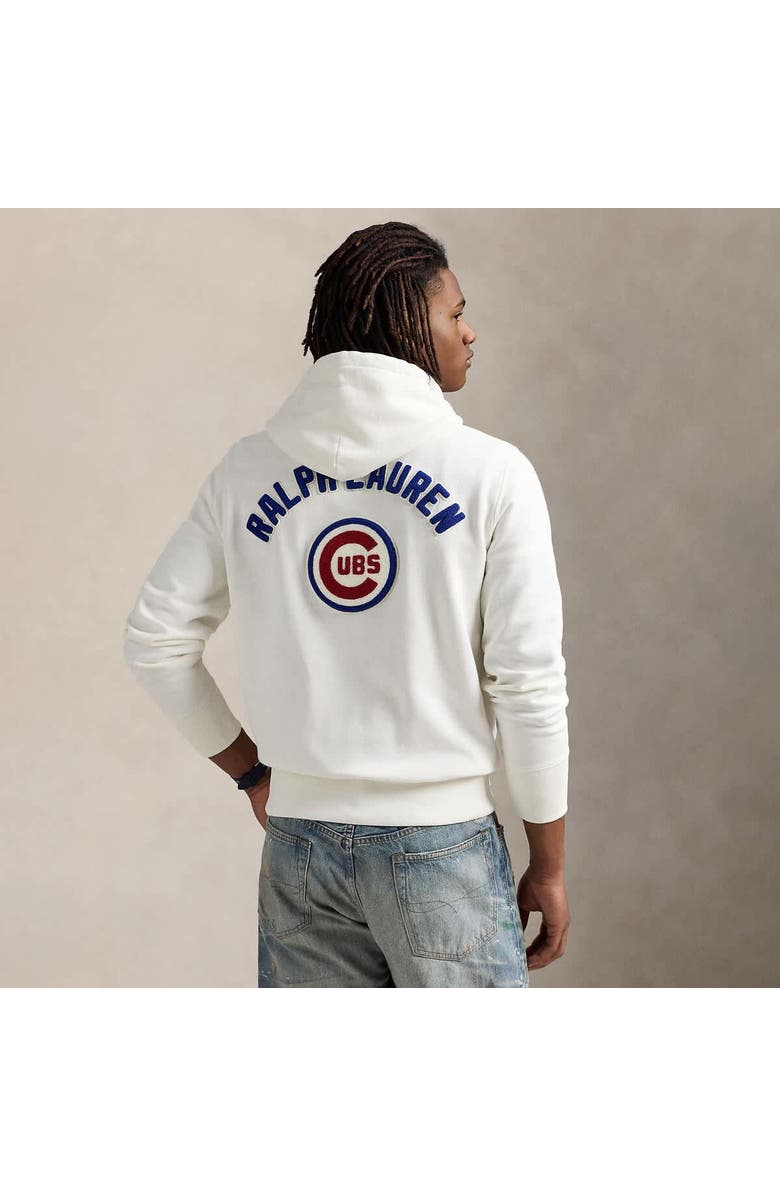 Polo Ralph Lauren White Cubs Fleece Hoodie, Alternate, color, 