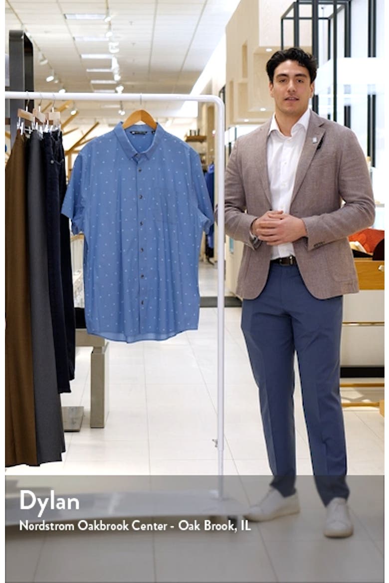 Wind It In Stretch Short Sleeve Button-Up Shirt video