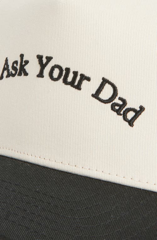 Kenzkustomz Go Ask Your Dad Trucker Hat In Brown