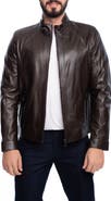 VELLAPAIS Smooth Leather Jacket