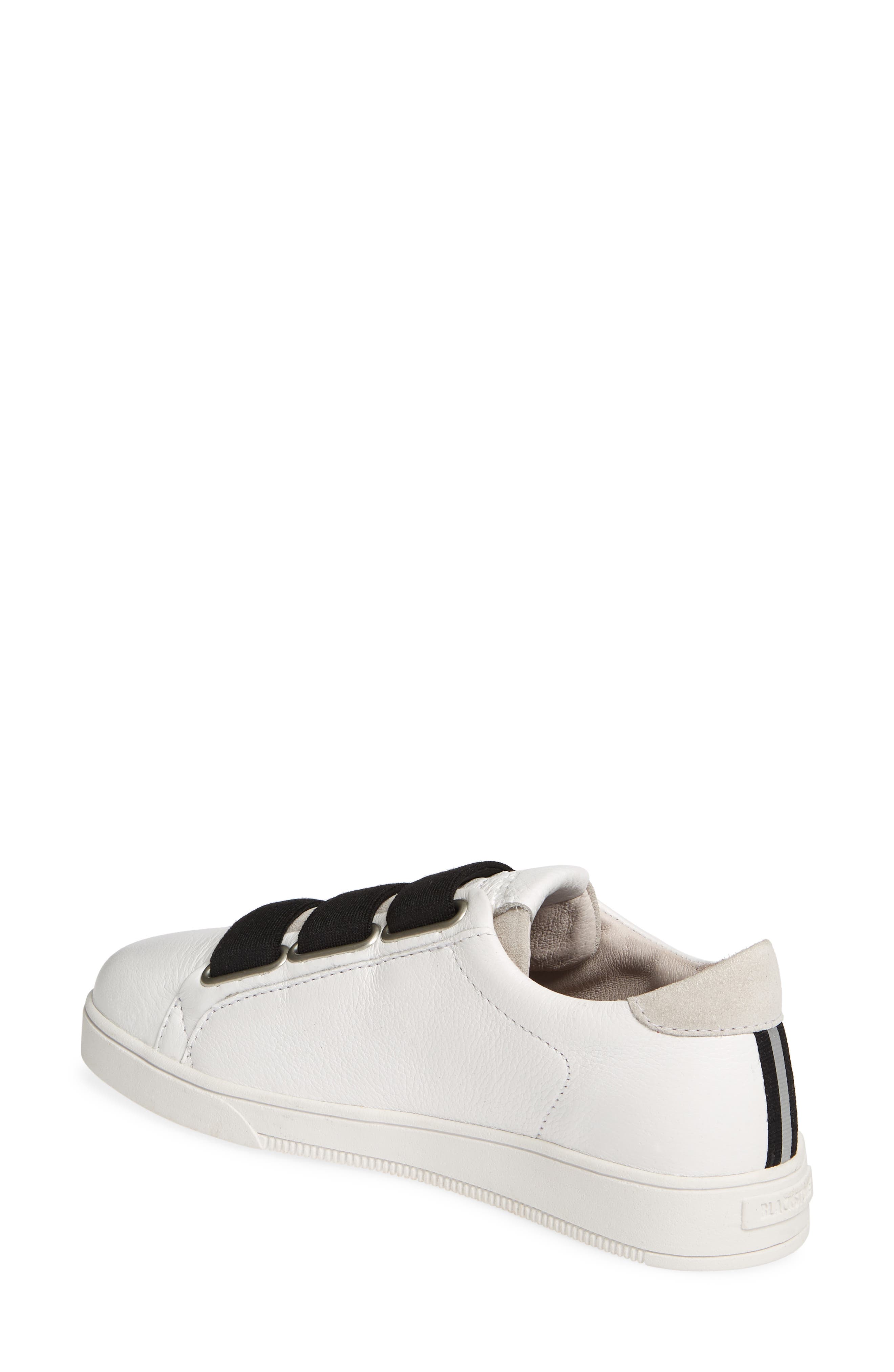 RL82 Slip-On Sneaker, Alternate, color, WHITE/ BLACK LEATHER