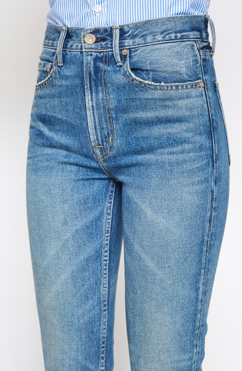 NOEND Eve High Waist Slim Straight Leg Jeans, Alternate, color,