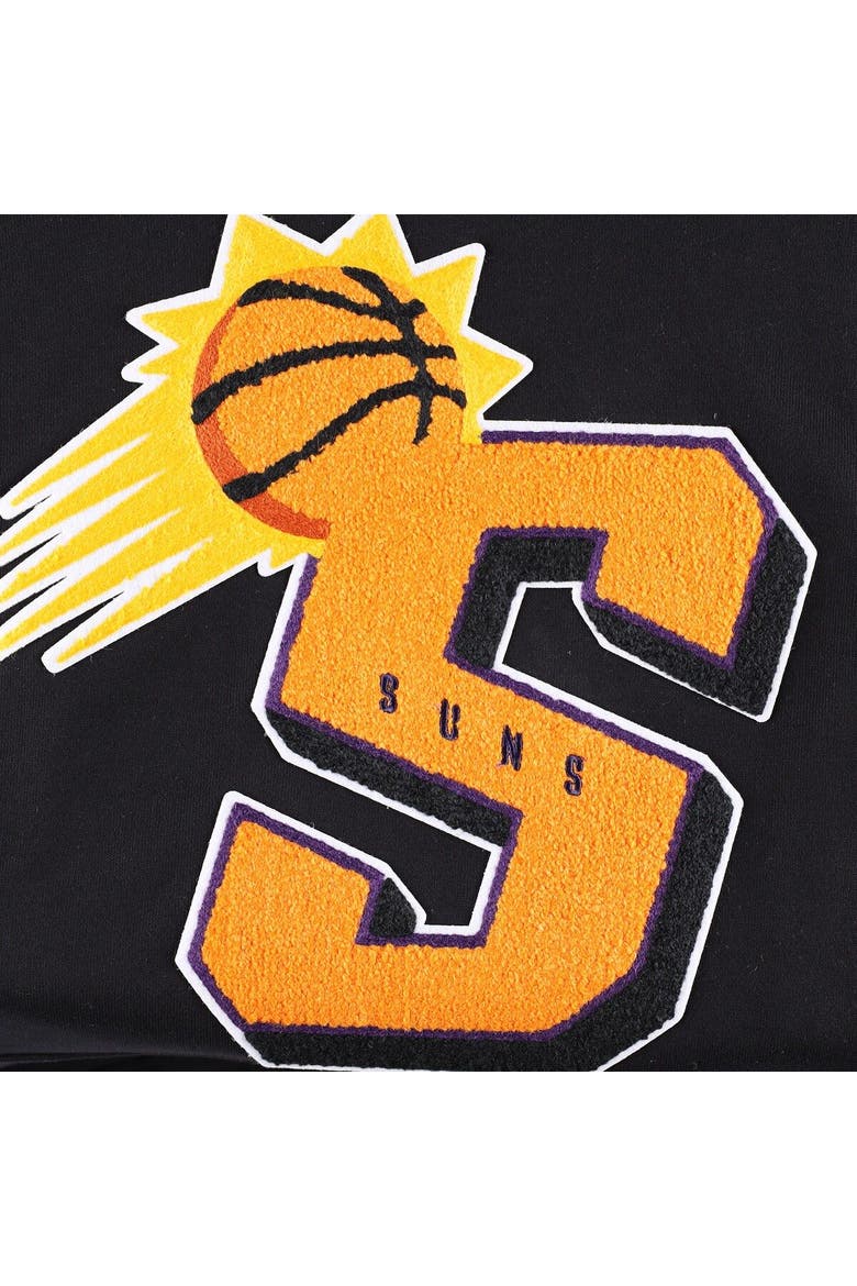 Men's Pro Standard Black Phoenix Suns Mash Up Capsule Pullover Hoodie, Alternate, color, Black