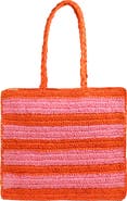 Zsa Zsa Zsu Delhi 100% Raffia Shoulder Bag 17X14 In