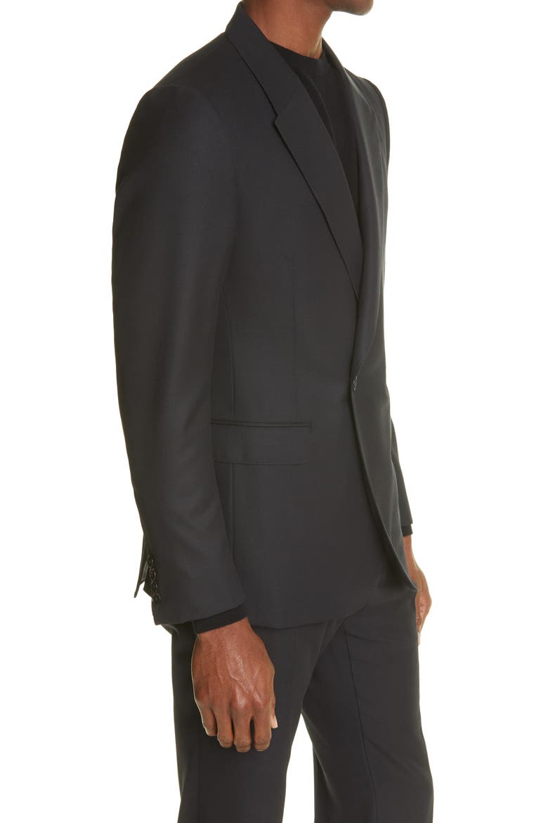 Achillfarm Wool Blazer, Alternate, color, BLACK