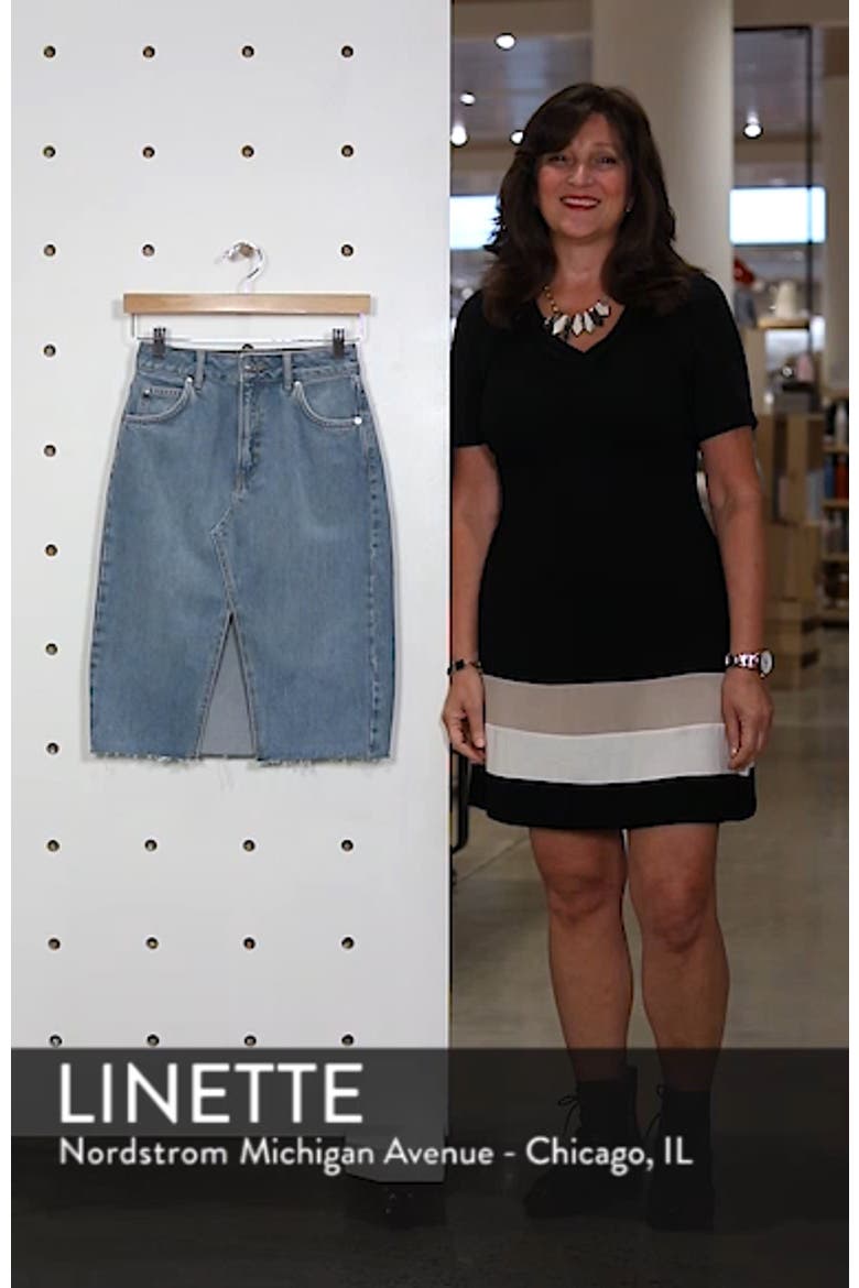 Denim Midi Skirt video